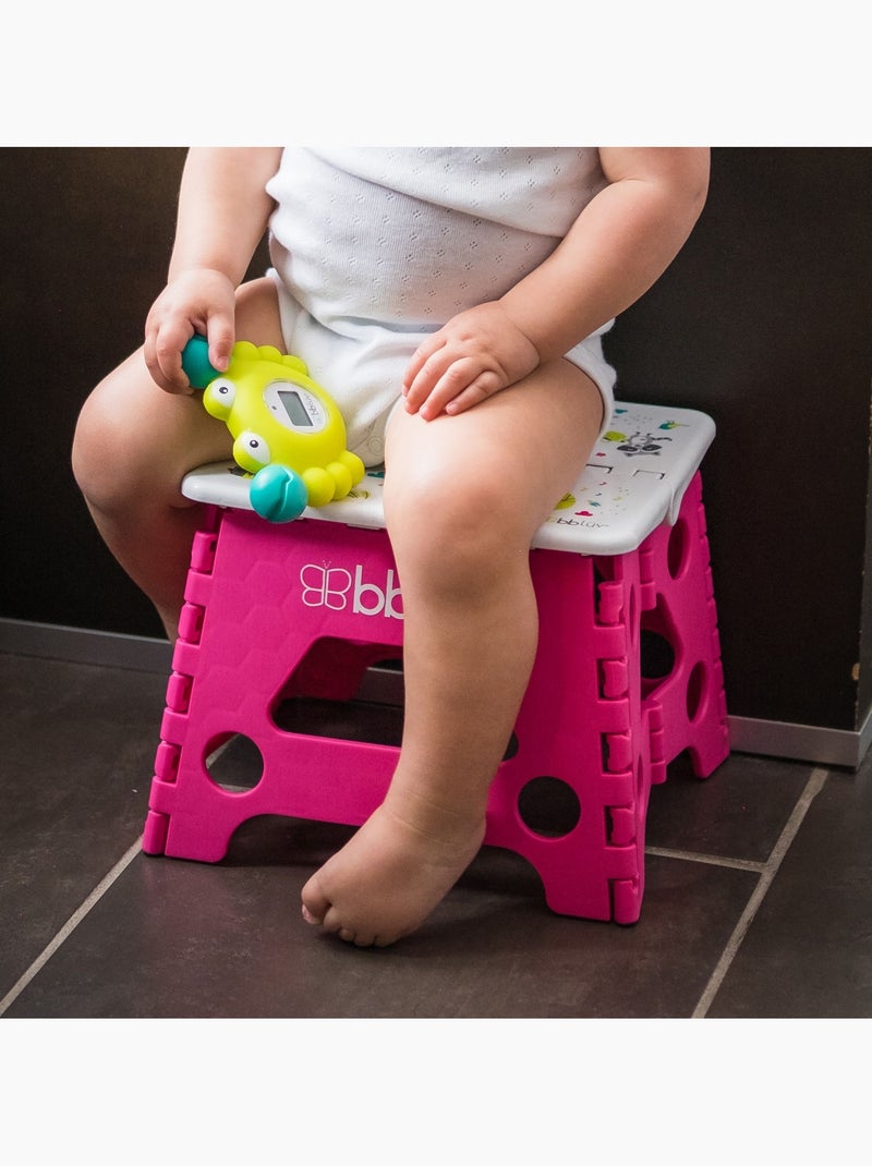 Marche-pied pliable Rose - Kiabi