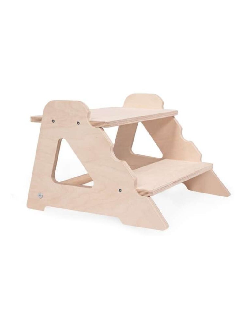 Marchepied enfant 2 marches – Bois , universel et sécurisé Bois naturel - Kiabi