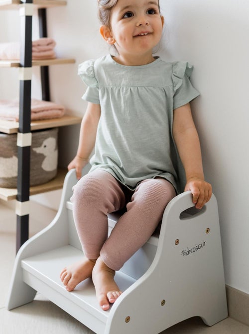 Marchepied enfant en bois - Kiabi