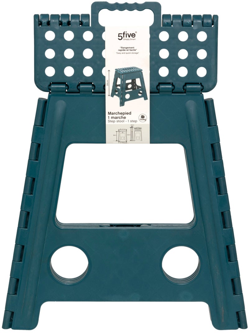 Marchepied pliable 1 marche avec antidérapant BASIC Vert - Kiabi