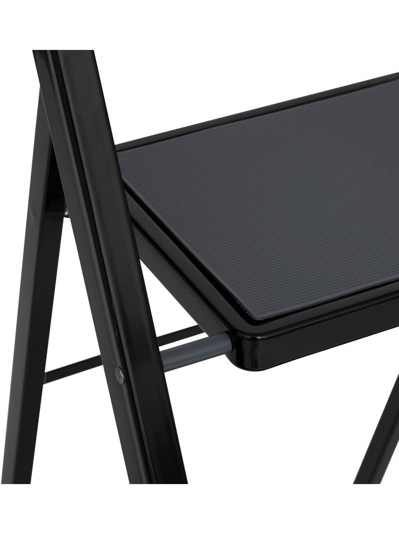 Marchepied pliable 3 marches Noir - Kiabi