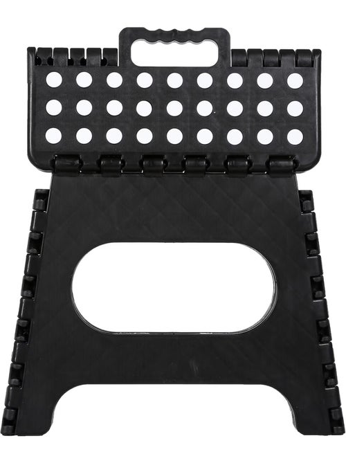 Marchepied pliant 29 cm Plastique robuste Coloris aléatoire (noir, bleu ou gris) - Kiabi