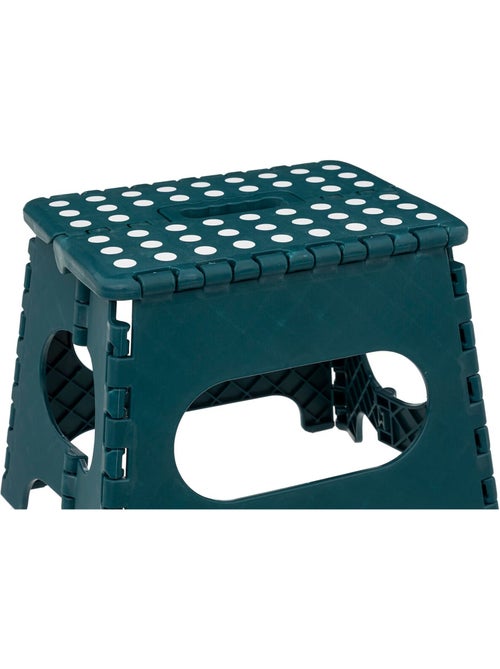 Marchepied pliant 29 cm Plastique robuste Coloris aléatoire (noir, bleu ou gris) - Kiabi