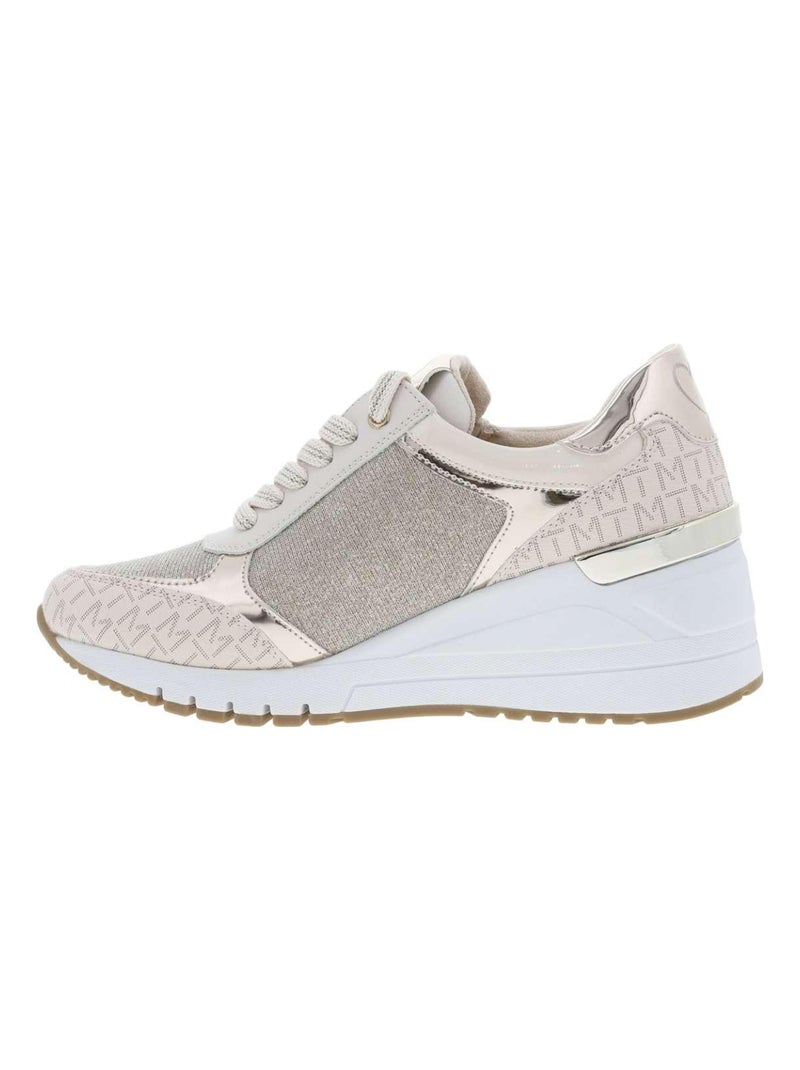 MARCO TOZZI - Baskets basses talon compensé haut Beige - Kiabi