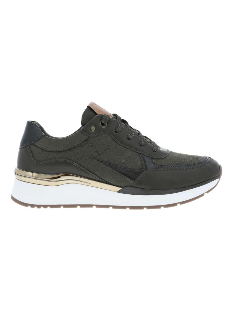 MARCO TOZZI - Baskets talon semi-compensée Kaki - Kiabi