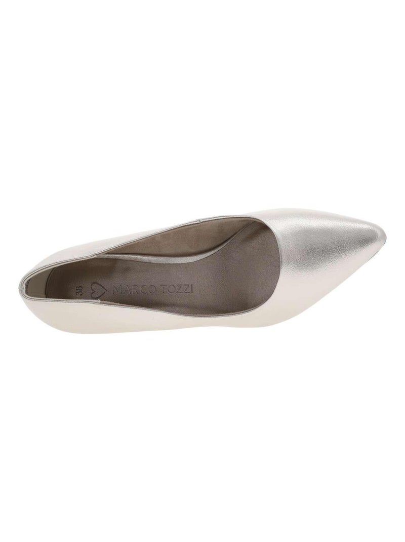 MARCO TOZZI - Escarpins talon bobine Gris - Kiabi
