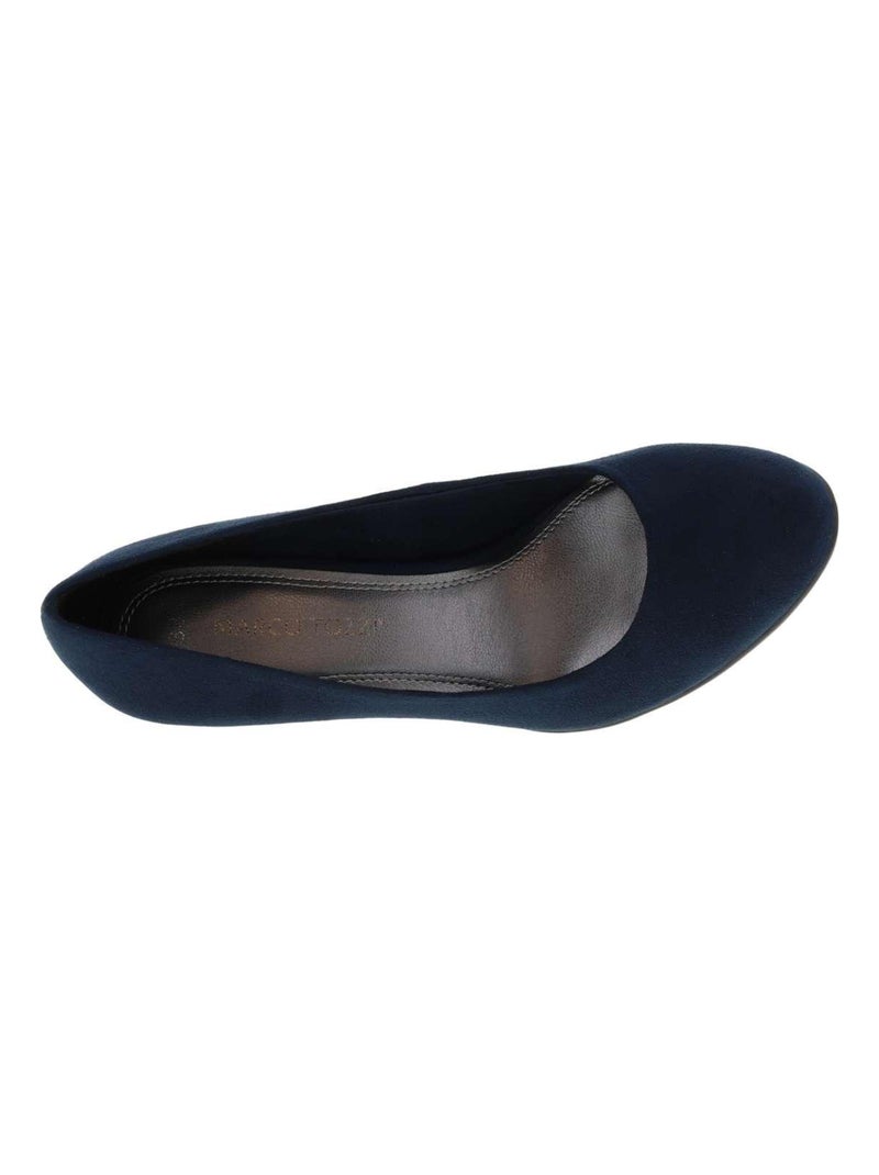 MARCO TOZZI - Escarpins talon bottier Bleu marine - Kiabi
