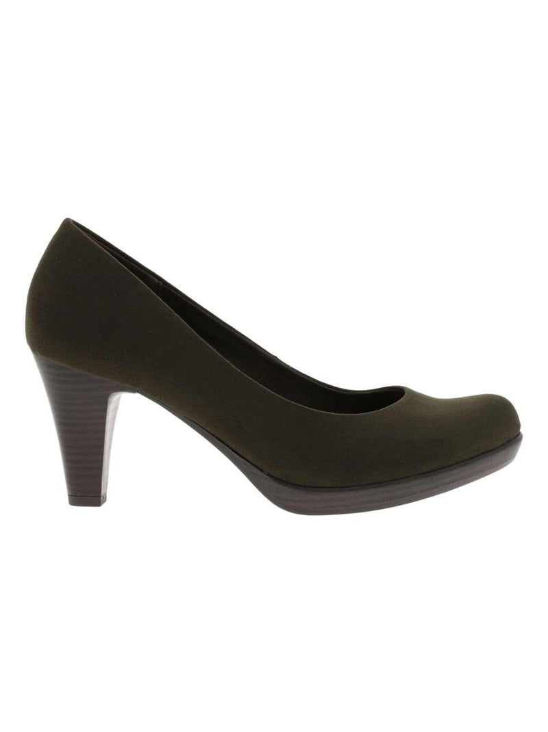 MARCO TOZZI - Escarpins talon bottier Vert olive - Kiabi