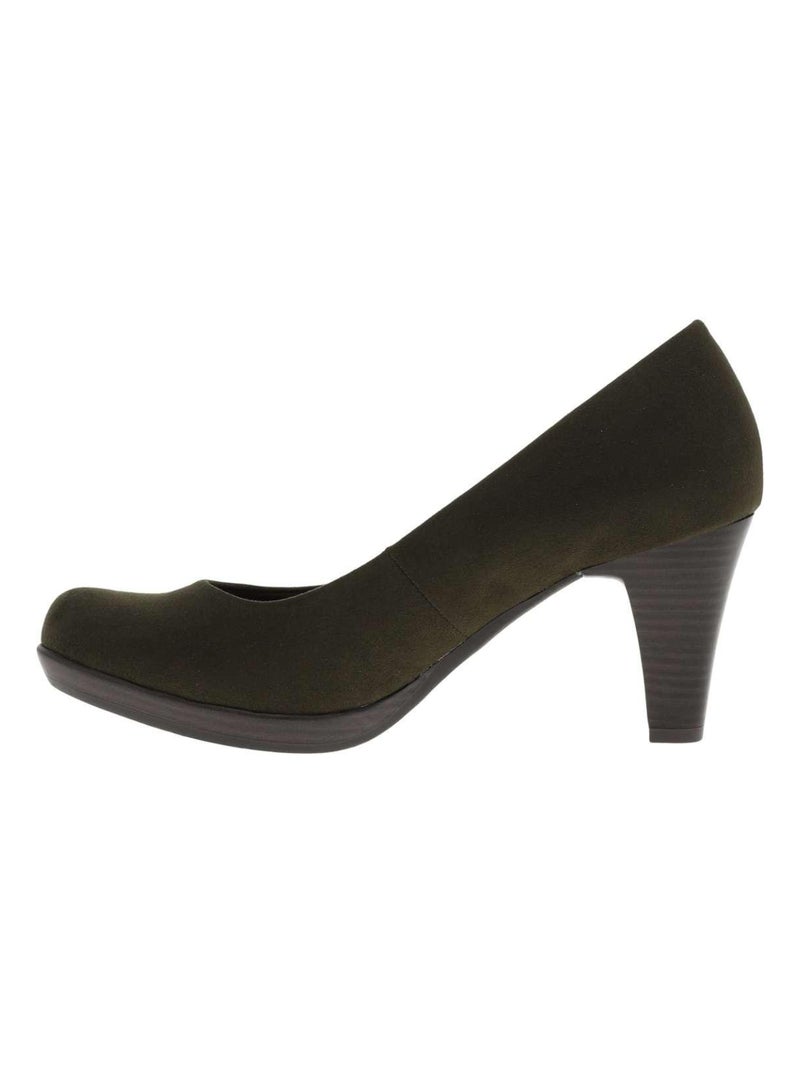 MARCO TOZZI - Escarpins talon bottier Vert olive - Kiabi