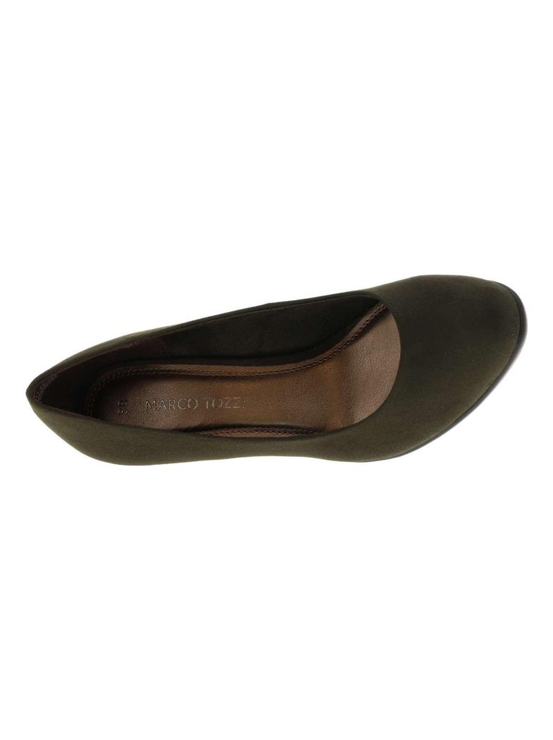 MARCO TOZZI - Escarpins talon bottier Vert olive - Kiabi