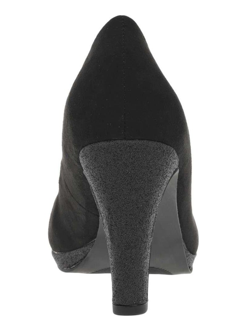 MARCO TOZZI - Escarpins talon décroché haut Noir - Kiabi