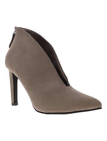 Bottines L.A.M.B. Theo Taupe - Taille 8.5 US, Talons Aiguilles, Cuir, Neuves En Boîte