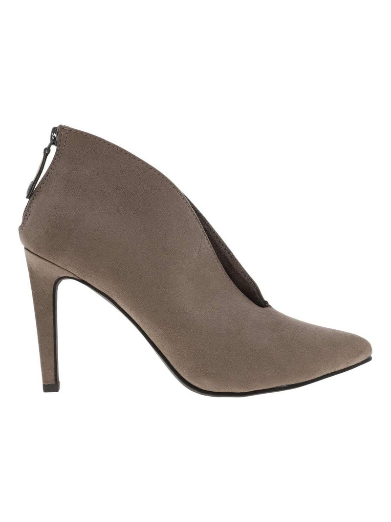 MARCO TOZZI - Escarpins talon entonnoir Taupe - Kiabi