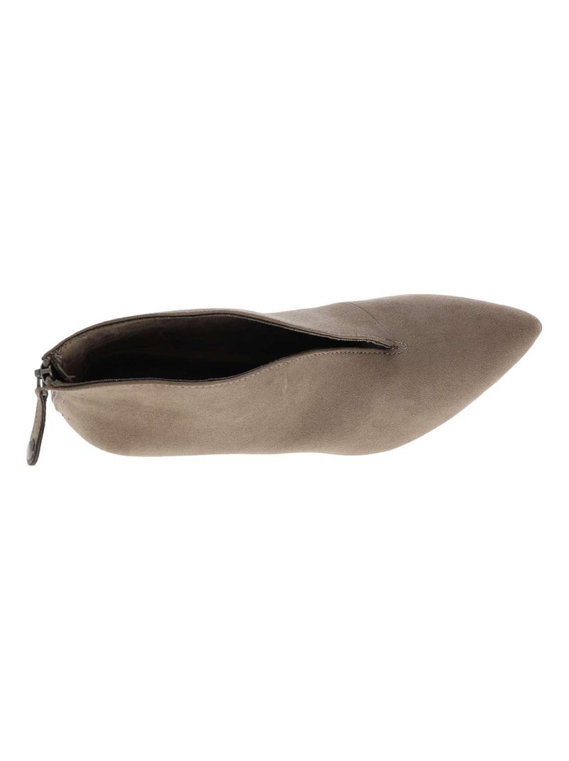 MARCO TOZZI - Escarpins talon entonnoir Taupe - Kiabi