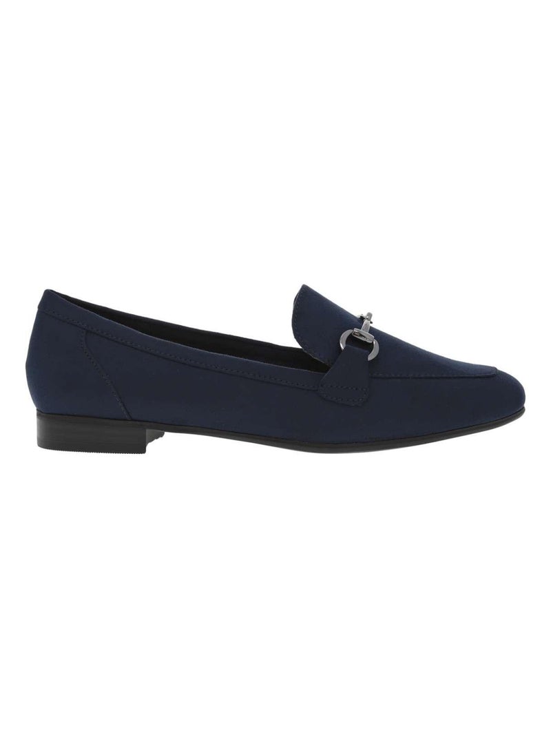 MARCO TOZZI - Mocassins talon plat Bleu marine - Kiabi