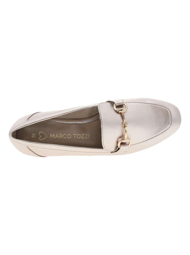 MARCO TOZZI - Mocassins talon plat Gris - Kiabi