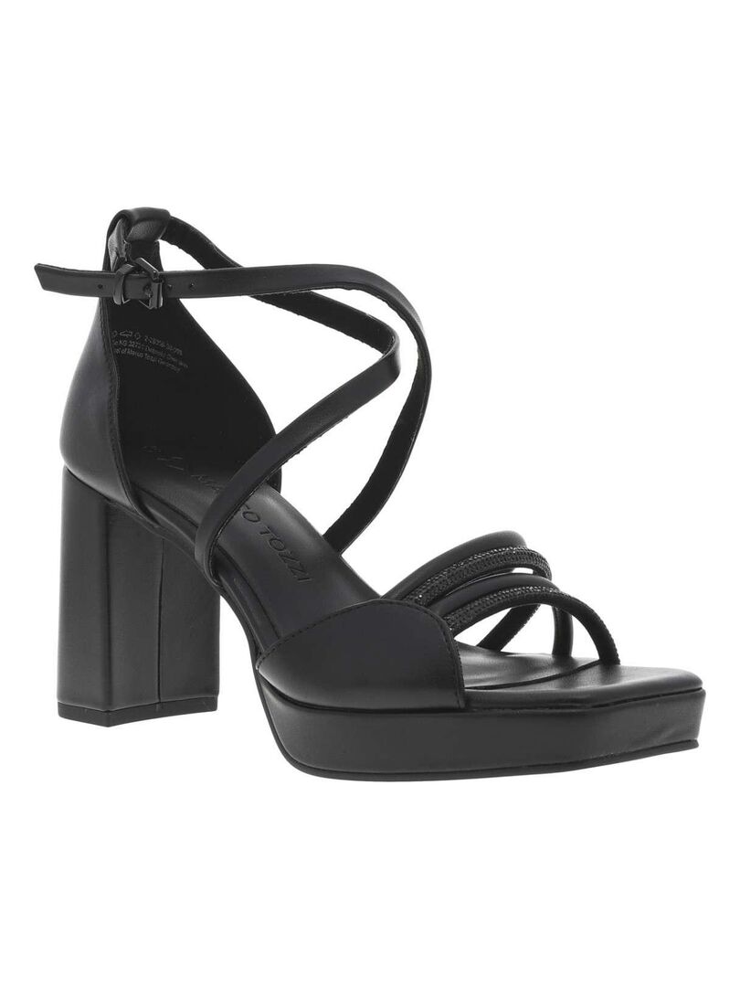Escarpins Talons Dos Nu Noir Jonathan Martin - Taille US 5 (Medium) - Occasion Élégante