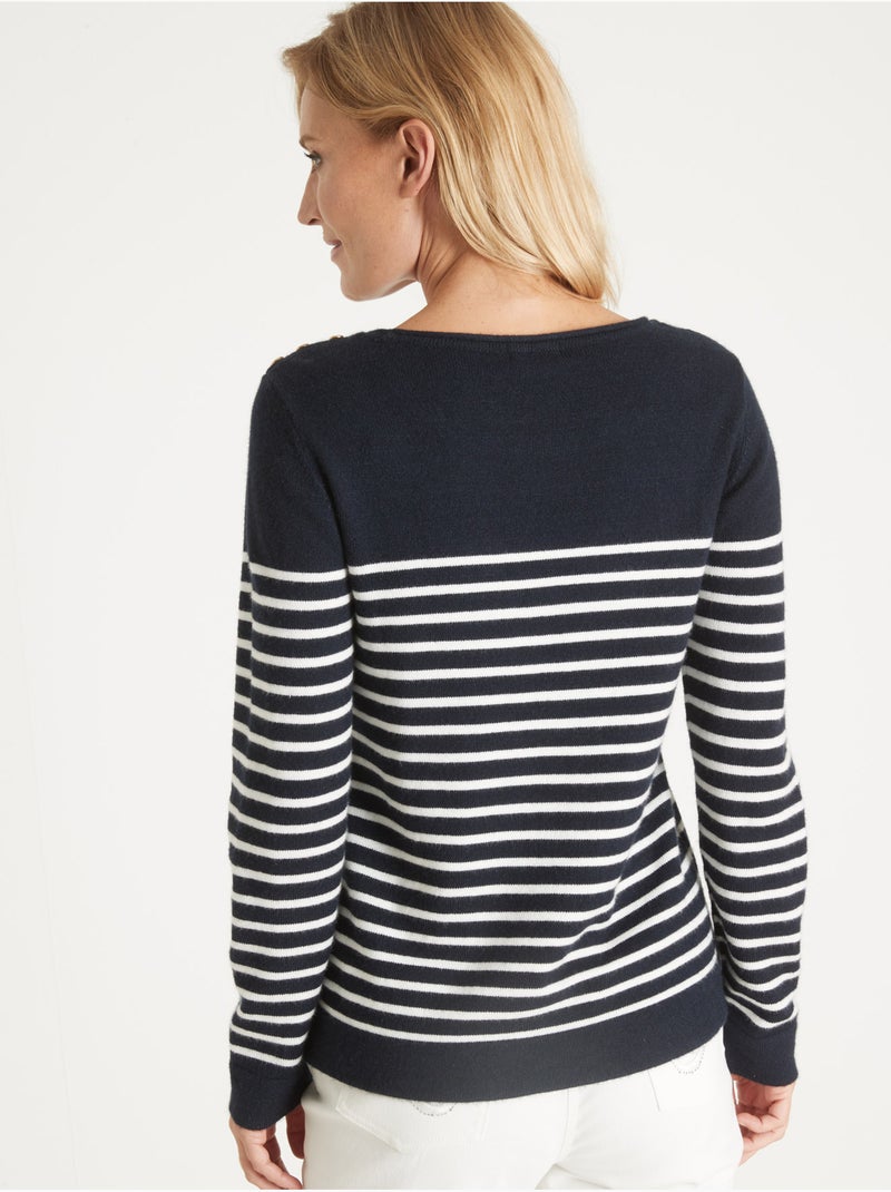 Marinière - femme - daxon Marine/Ecru - Kiabi