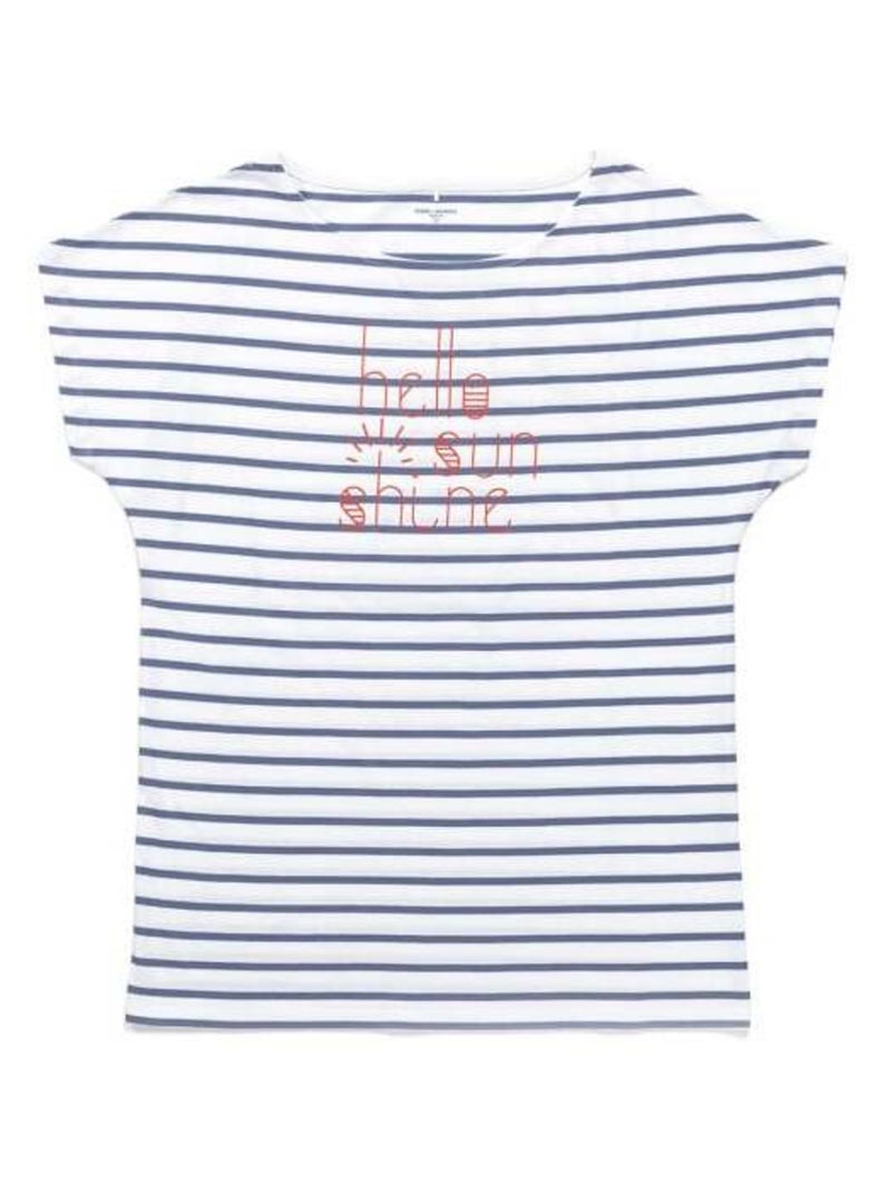 Marinière bleu Femme Blanc Bleu - Kiabi