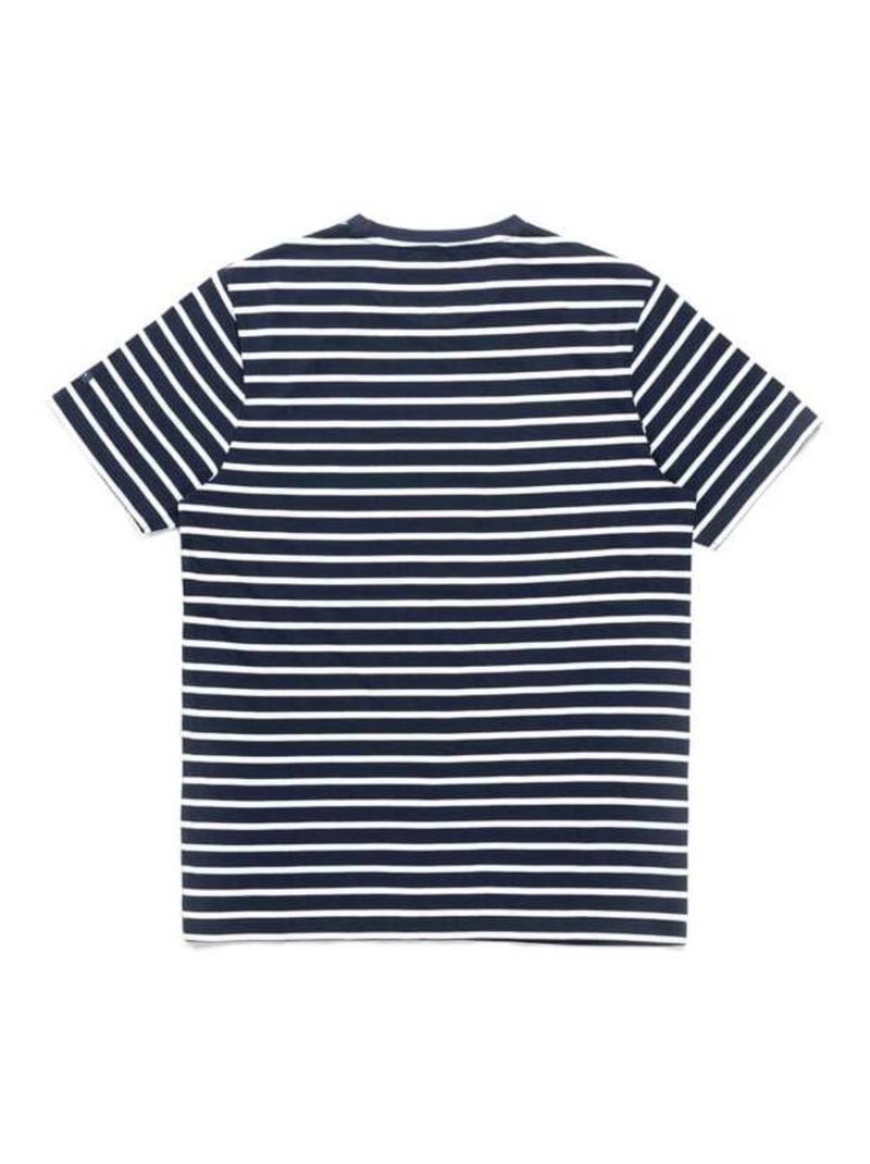 T-shirt Marinière (Breton) Homme Asquith & Fox - Blanc Et Bleu Marine - Neuf Avec Étiquettes