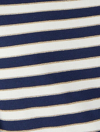 Marinière brillante manches 3/4 - Damart