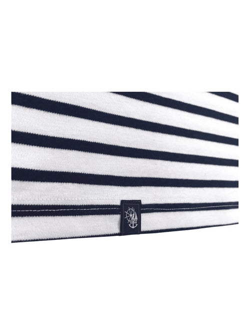 Marinière coton Bio 'Breizh Océan' T-Shirt rayé épais mixte, garçon ou fille - Kiabi