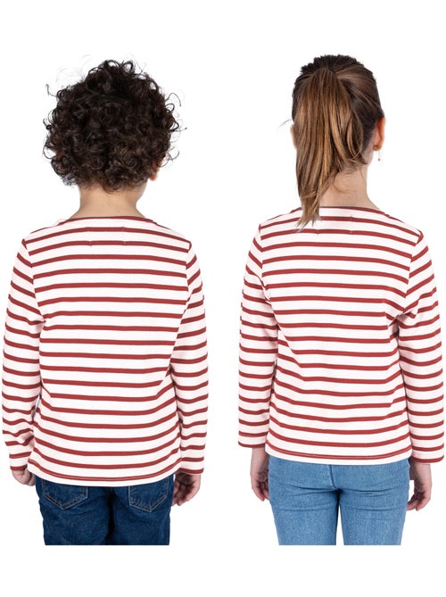 Marinière coton Bio 'Breizh Océan' T-Shirt rayé épais mixte, garçon ou fille - Kiabi