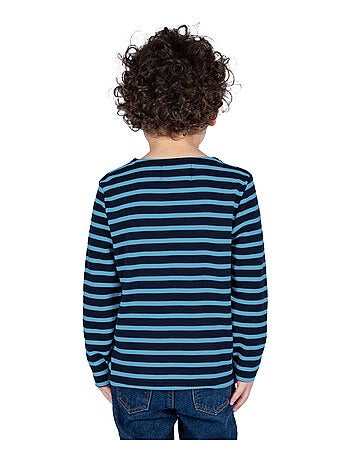 Marinière coton Bio 'Breizh Océan' T-Shirt rayé épais mixte, garçon ou fille