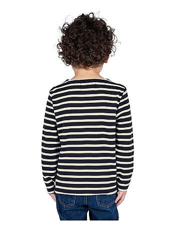 Marinière coton Bio 'Breizh Océan' T-Shirt rayé épais mixte, garçon ou fille