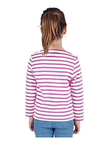 Marinière coton Bio 'Breizh Océan' T-Shirt rayé épais mixte, garçon ou fille