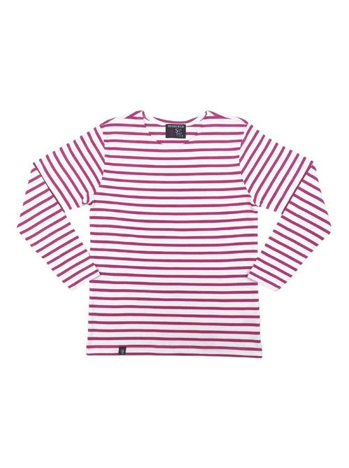 Marinière coton Bio 'Breizh Océan' T-Shirt rayé épais mixte, garçon ou fille - Kiabi