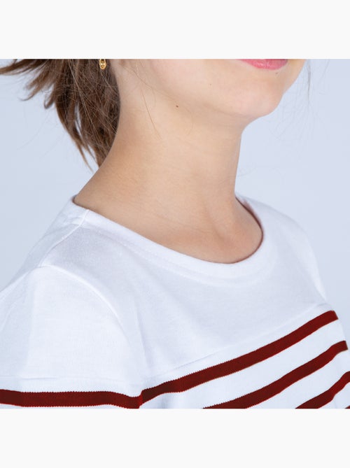 Marinière Coton BIO 'Breizh Océan', Tee Shirt Enfant Garcon ou Fille Manches Longues - Kiabi Marinière Coton BIO 'Breizh Océan', Tee Shirt Enfant Garcon ou Fille Manches Longues - Kiabi