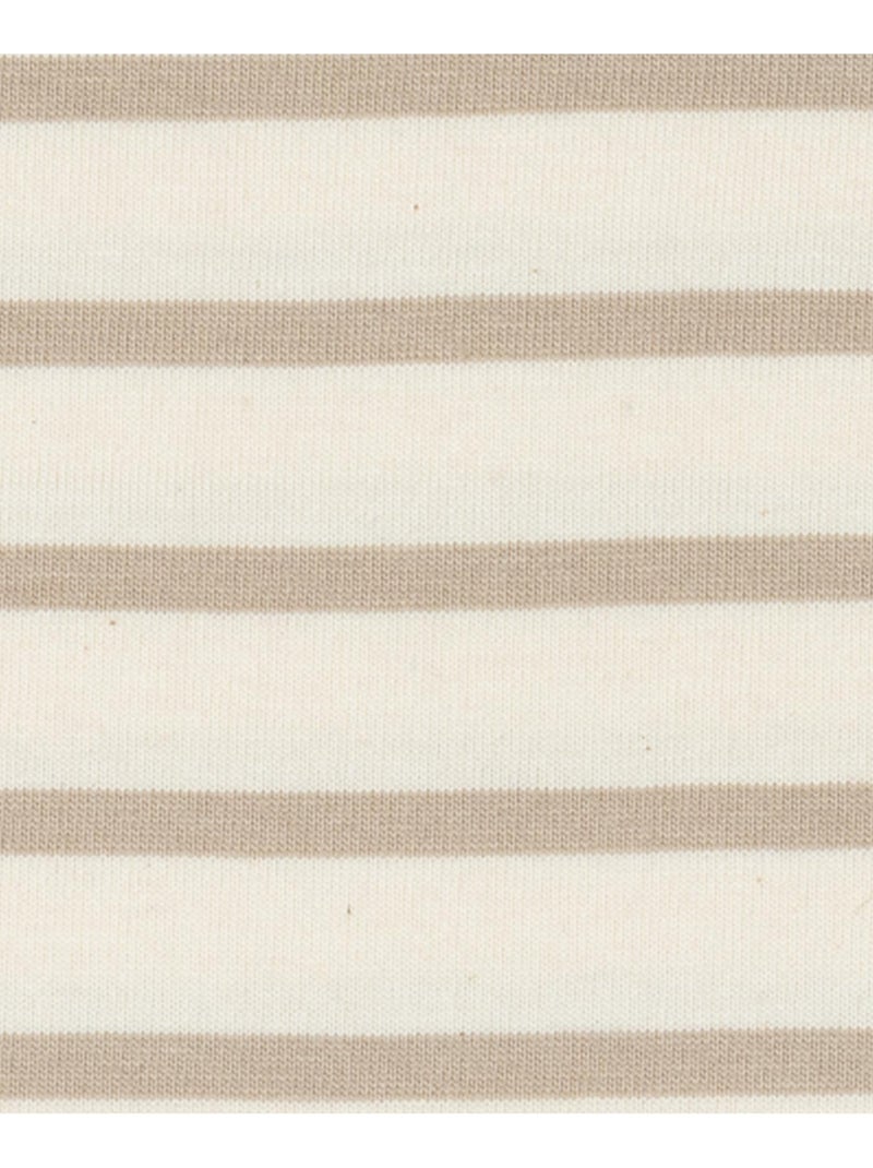 Marinière éco-conçue - Terre de Marins Ecru/Sable - Kiabi