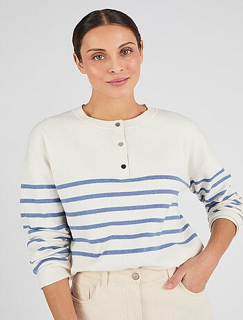 Marinière esprit sweat Thermolactyl - Damart