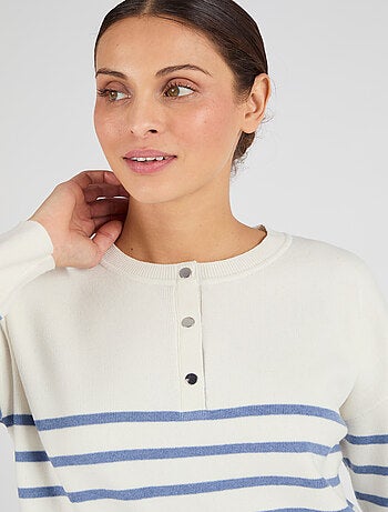 Marinière esprit sweat Thermolactyl - Damart