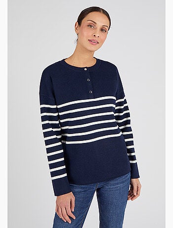 Marinière esprit sweat Thermolactyl - Damart