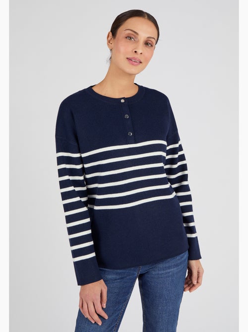 Marinière esprit sweat Thermolactyl - Damart - Kiabi