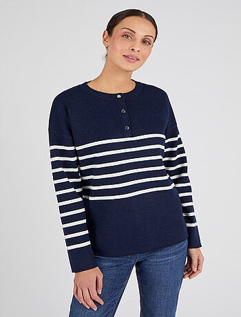 Marinière esprit sweat Thermolactyl - Damart