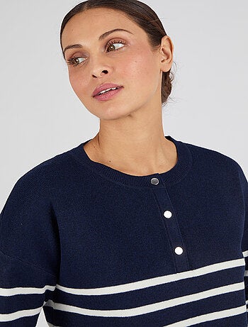 Marinière esprit sweat Thermolactyl - Damart