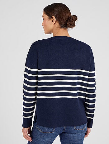 Marinière esprit sweat Thermolactyl - Damart