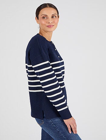 Marinière esprit sweat Thermolactyl - Damart