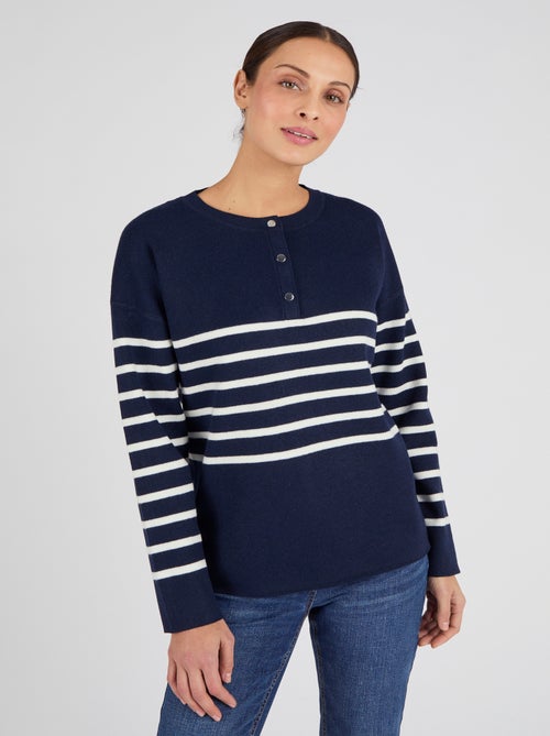 Marinière esprit sweat Thermolactyl - Damart - Kiabi