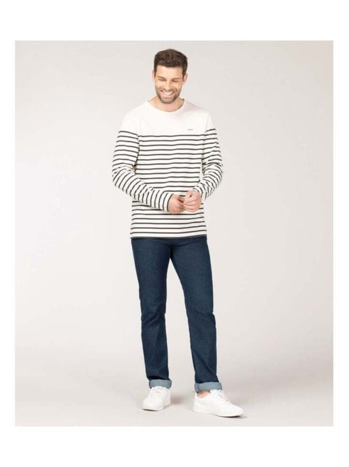 Marinière Homme grège rayé gris - Kiabi