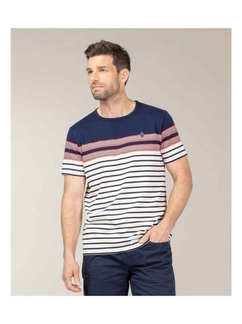 Marinière Homme rayé grège - Kiabi