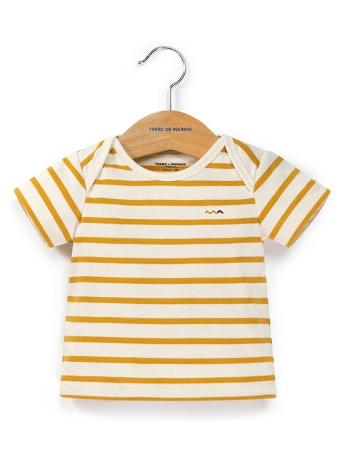 Marinière jaune éco conçue Bébé - Terre de Marins - Kiabi