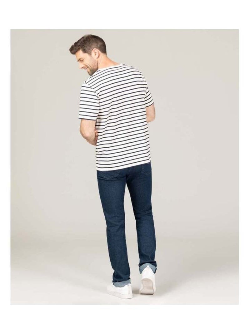 Mariniere manches courtes - Terre de Marins Beige sable - Kiabi