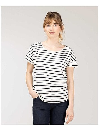 Mariniere manches courtes - Terre de Marins