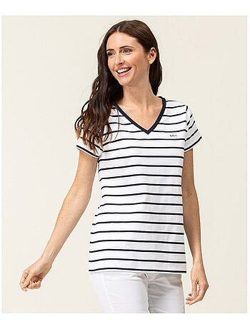 Mariniere manches courtes - Terre de Marins