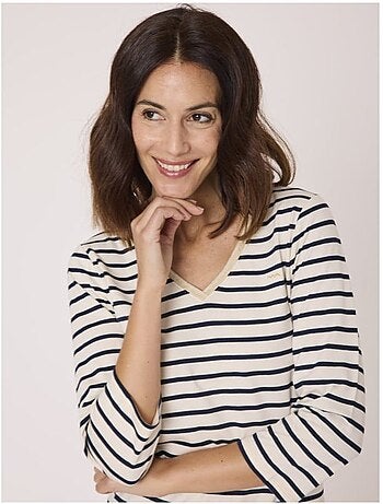 Mariniere manches courtes - Terre de Marins