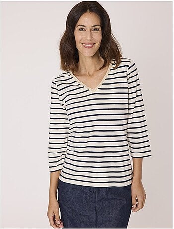 Mariniere manches courtes - Terre de Marins